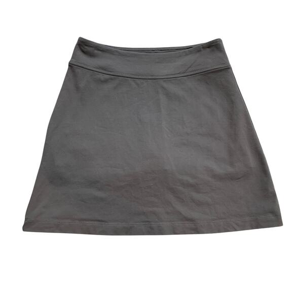 Athleta Skort Womens XS Extra Small Grey A Line Stretch Inner Lined Pull On - Picture 1 of 14